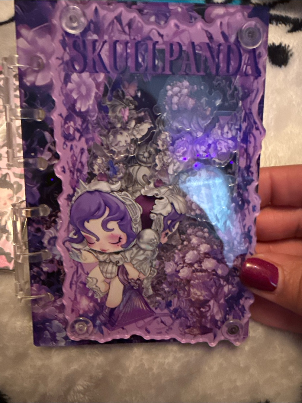 SKULL PANDA ACRYLIC SHAKER BINDER A6